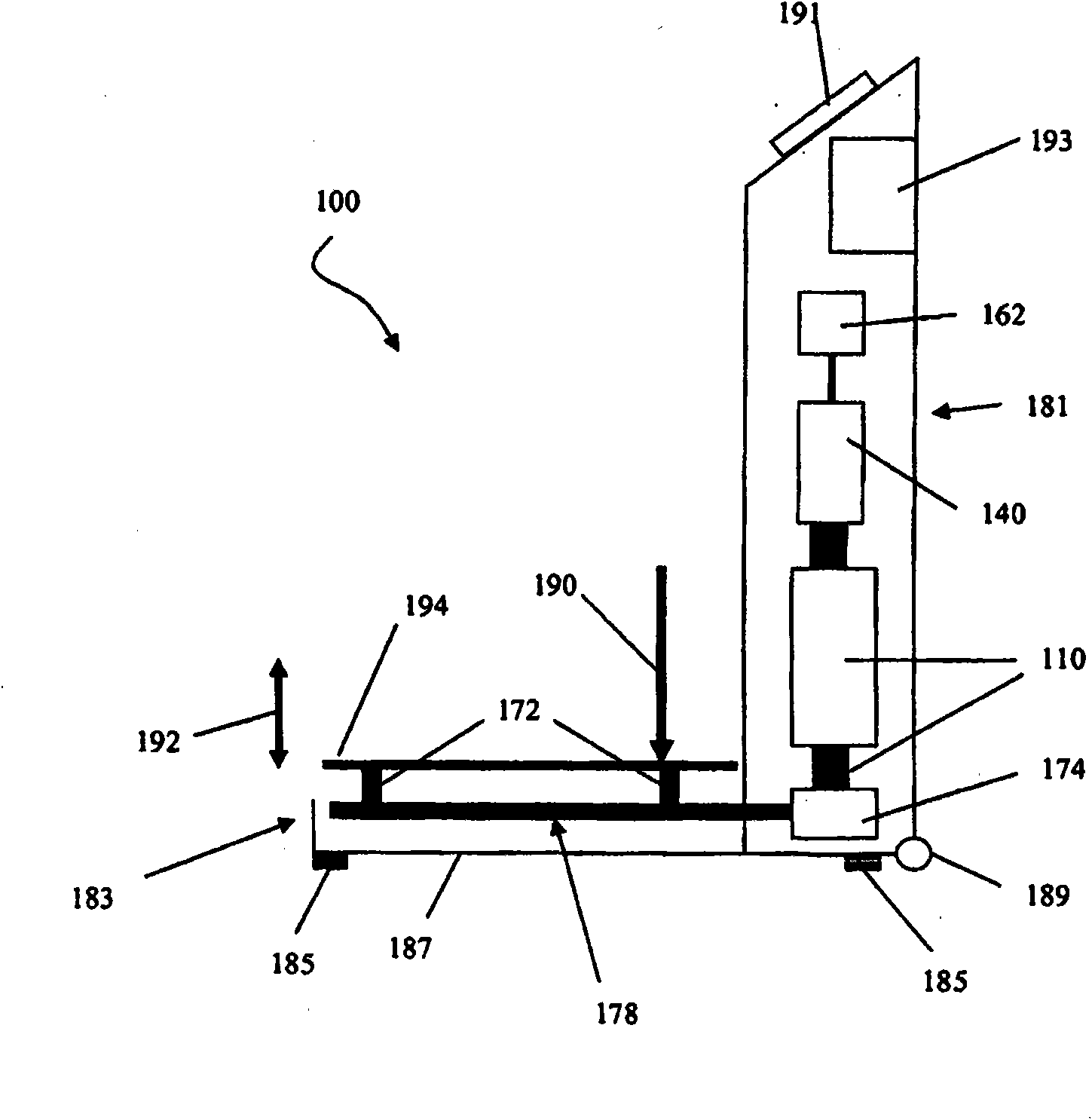 Vibration apparatus with rear motion inducer and frictionless coupling and methods for compensating load and controlling waveforms