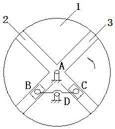 Device with two upper openings and lower opening