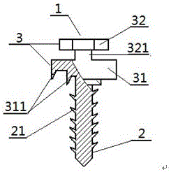 Element and method for repairing boiler crack