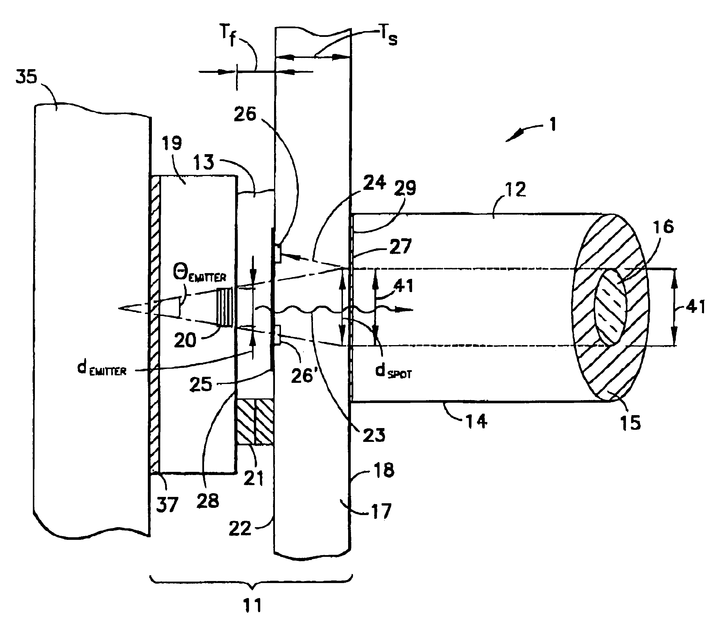 Small-scale optoelectronic package