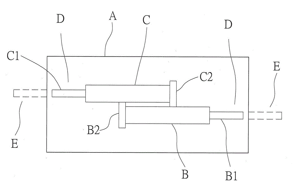 Push-and-pull type plug converter