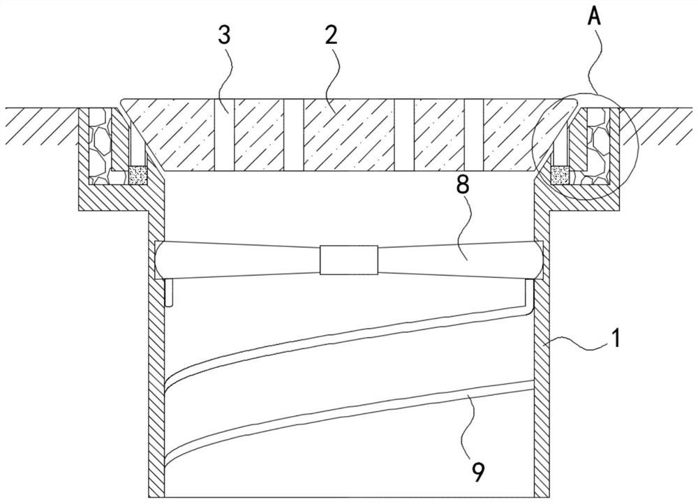 A self-regulating and cleaning pavement drainage well