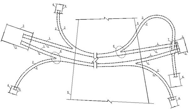 Urban underwater overpass tunnel system