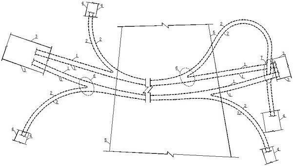 Urban underwater overpass tunnel system