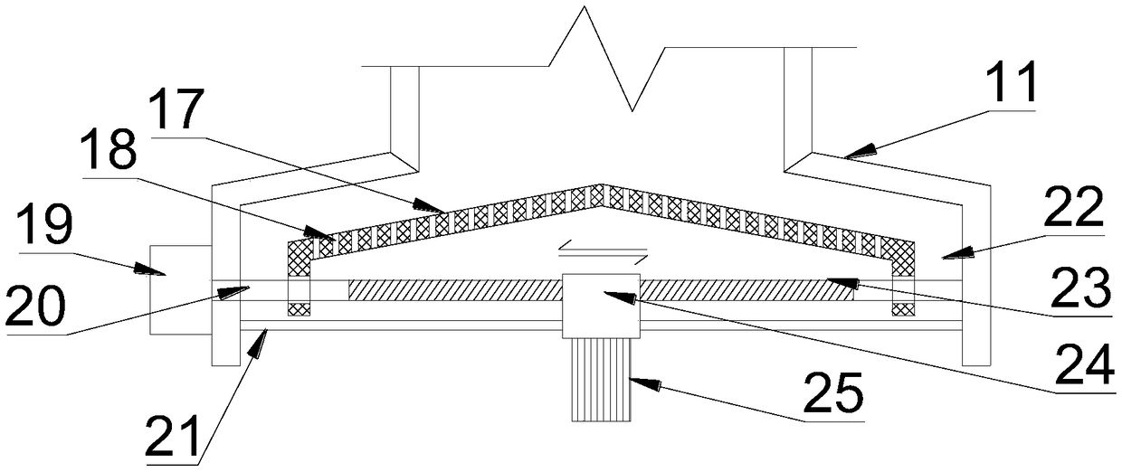 Preheating powder spreading device for selective laser melting metal 3D printing