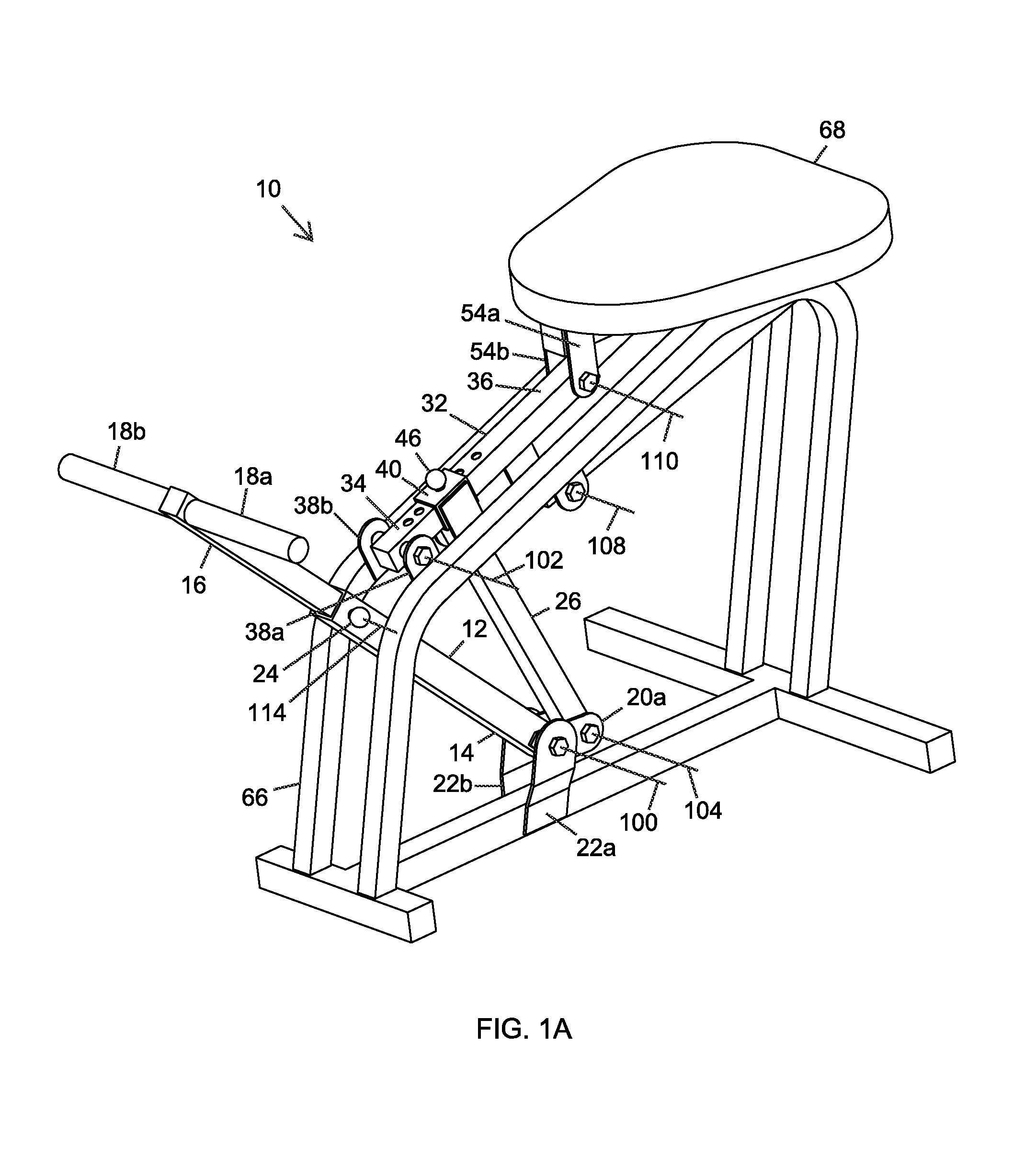 Exercise Device Utilizing Body Weight For Resistance