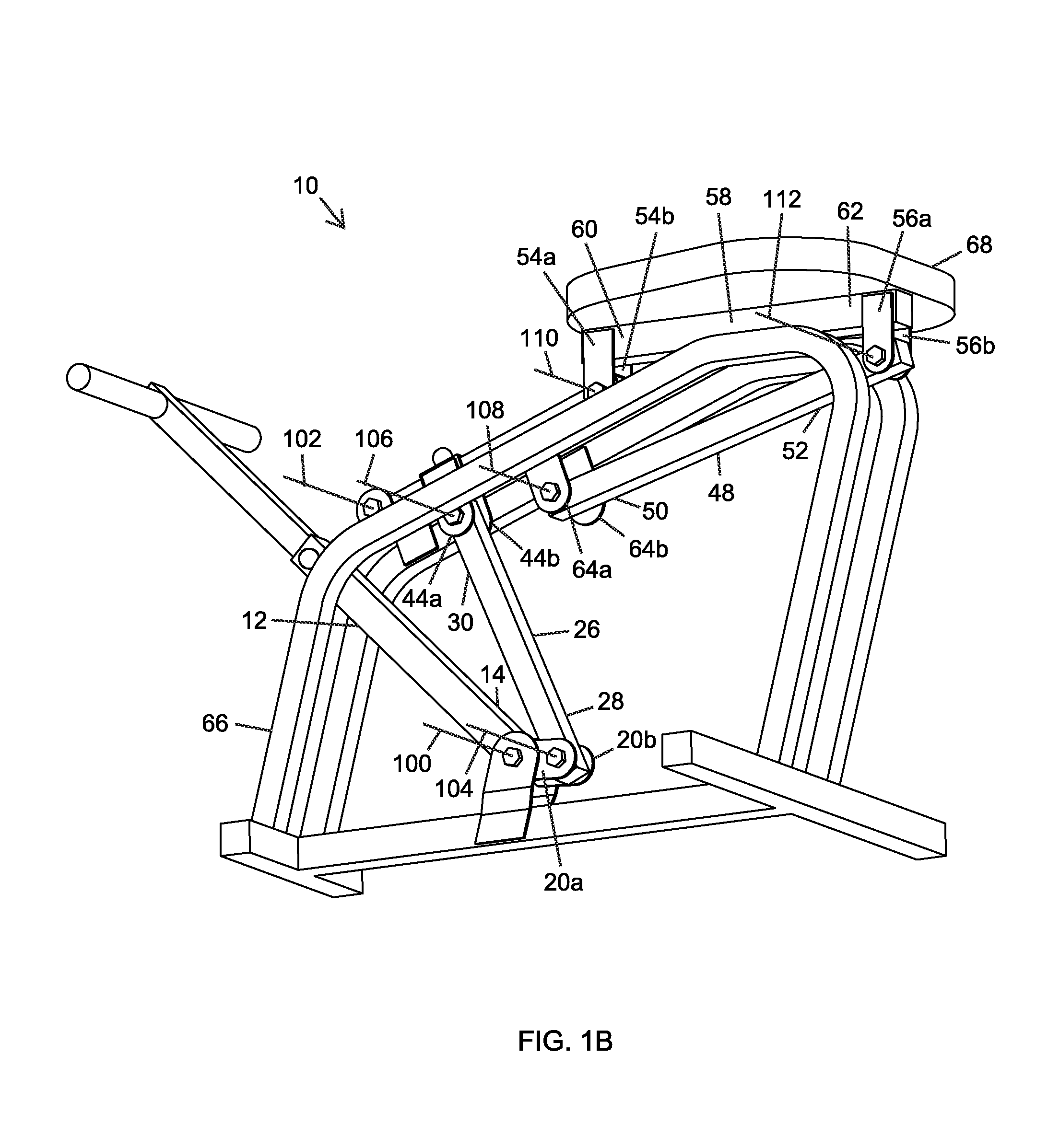 Exercise Device Utilizing Body Weight For Resistance