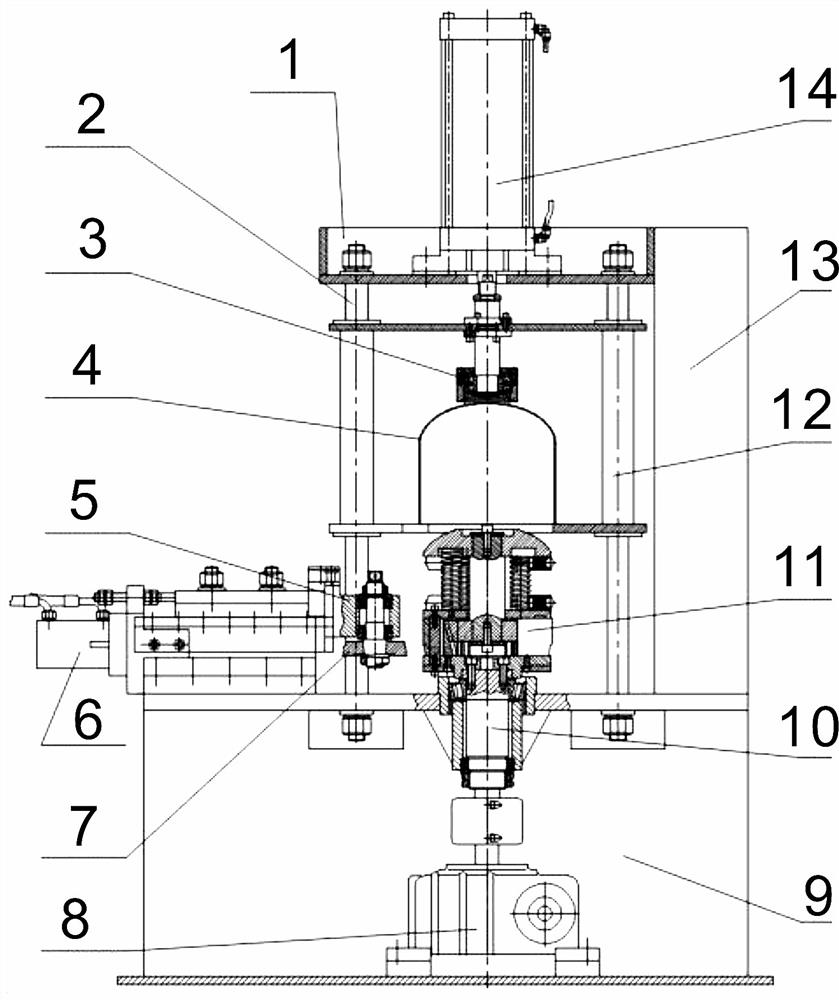 Steel cylinder end socket necking system