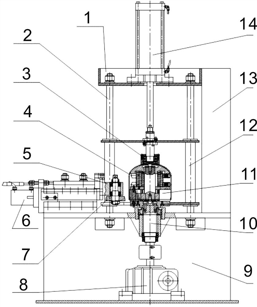 Steel cylinder end socket necking system