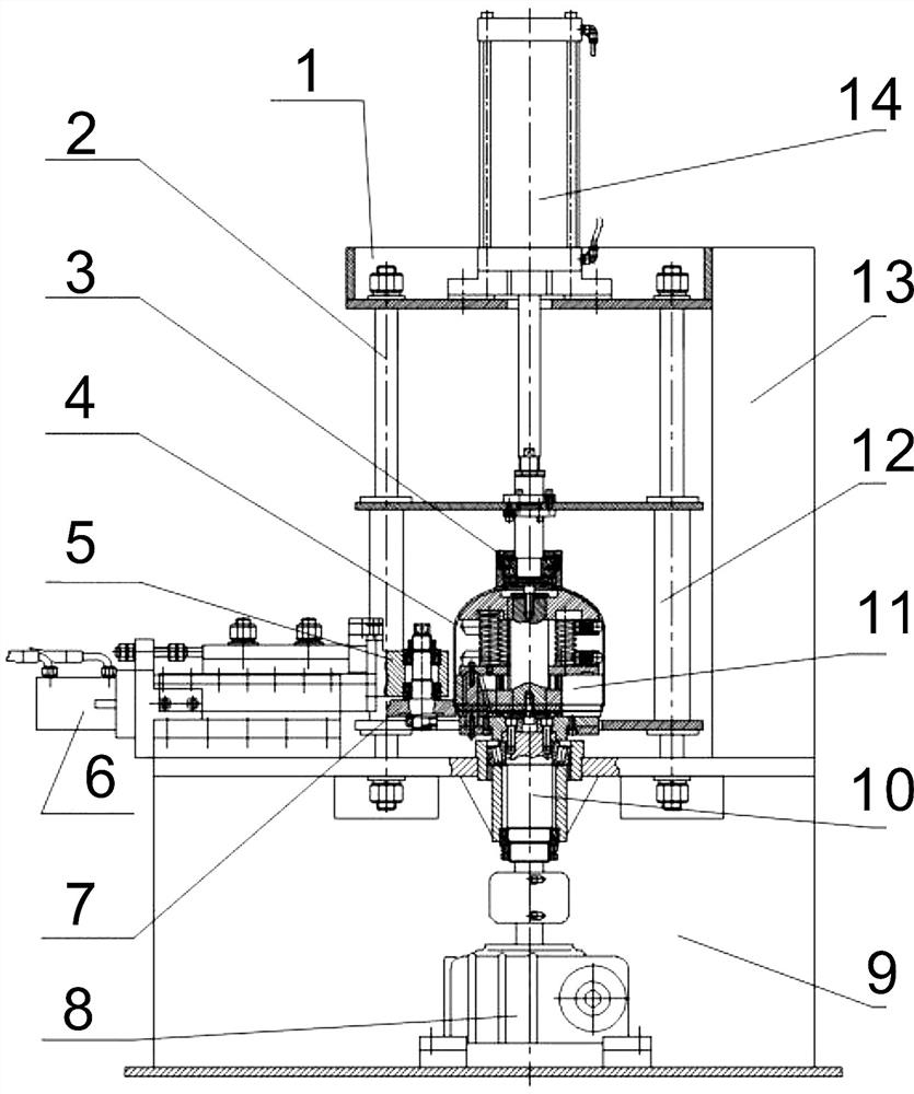 Steel cylinder end socket necking system