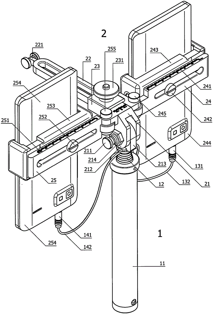 Drive-by-wire 3D selfie stick