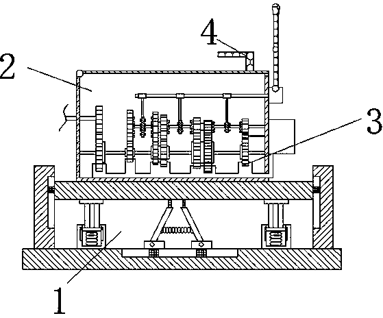 Power transmission mechanism used for new energy car