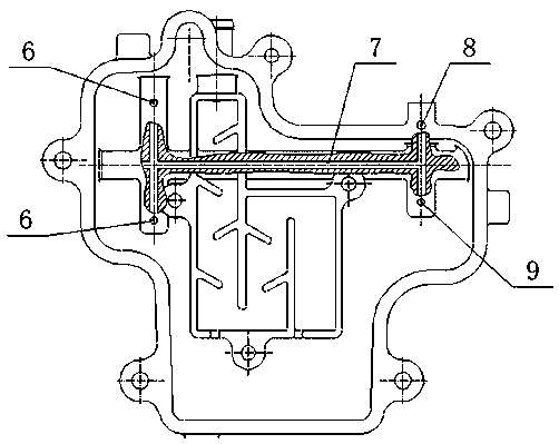 Valve rocker chamber with composite lubrication oil path, and cylinder head cover