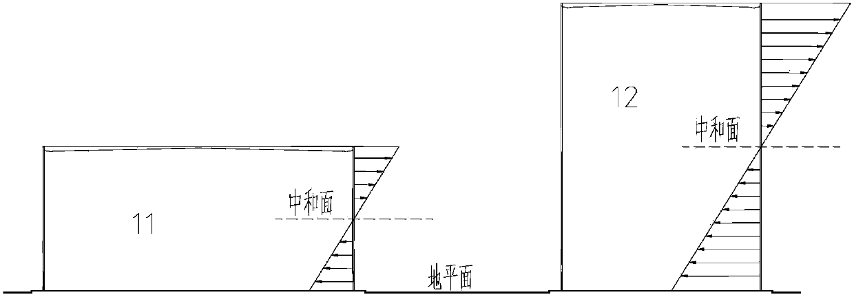 Bottom vacuum control heating system and method for super-large space buildings