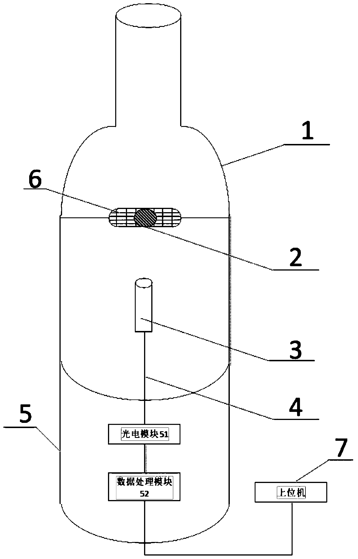 Heat conduction vacuum gauge based on a fluorescence method