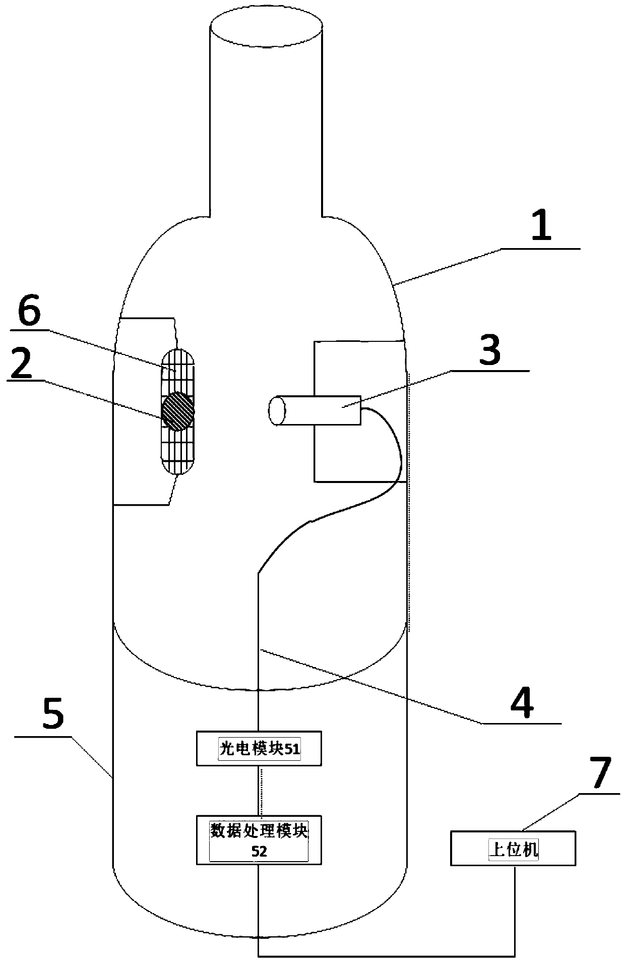 Heat conduction vacuum gauge based on a fluorescence method