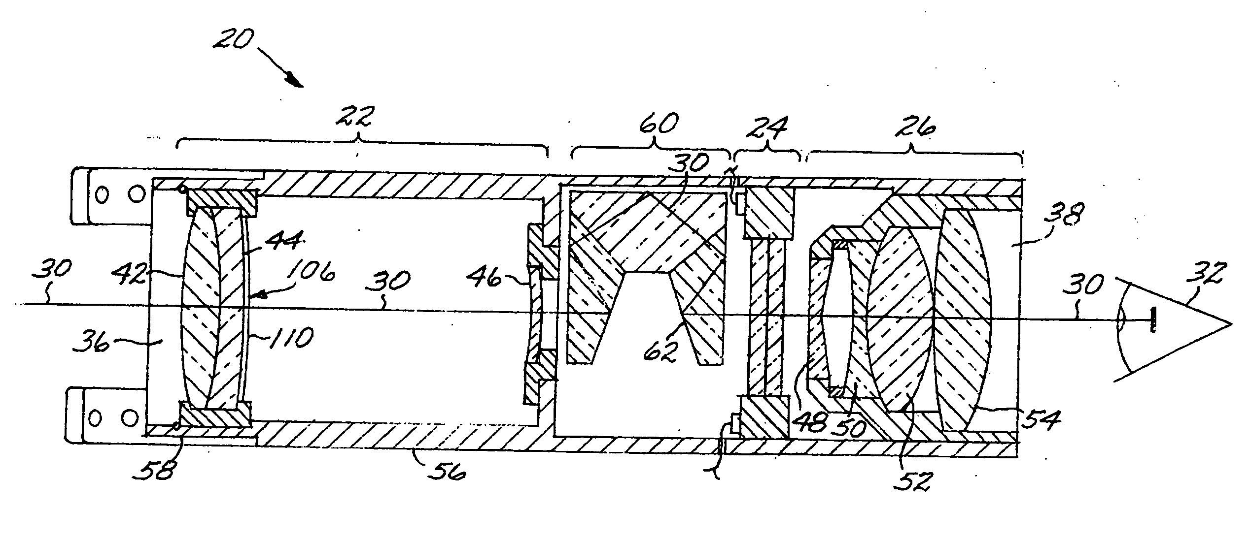 Optical sight having obscured reticle illumination