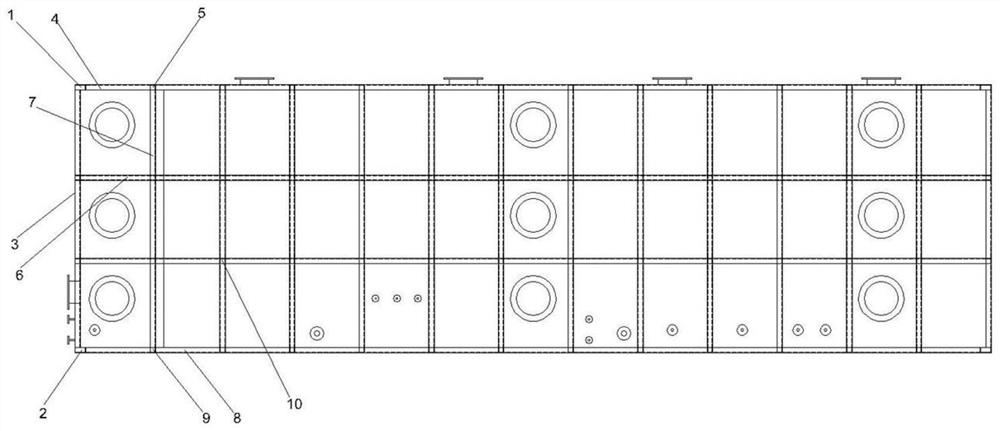 Biological deodorization box shell protection type steel structure