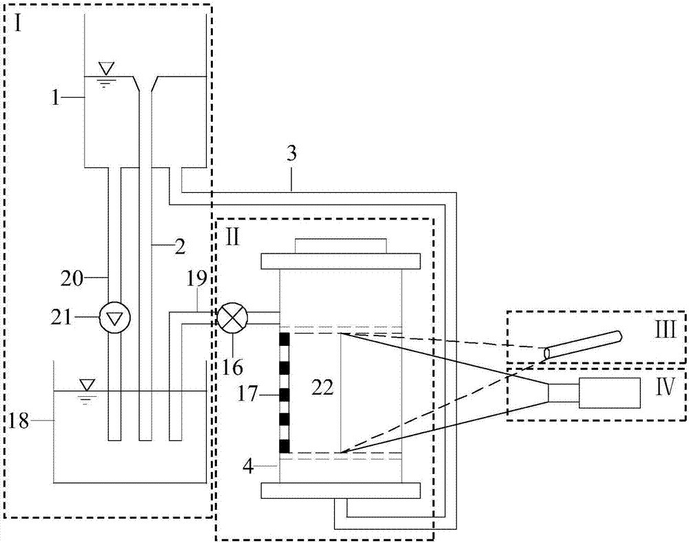 Visual-model testing apparatus and testing method for seepage-stress-coupled internal piping penetration