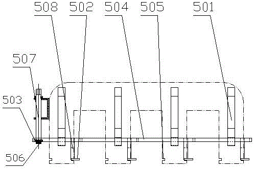 On-line anode connecting method and structure for prebaked anode aluminium electrolysis