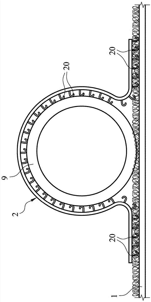 Pipeline fixing structure