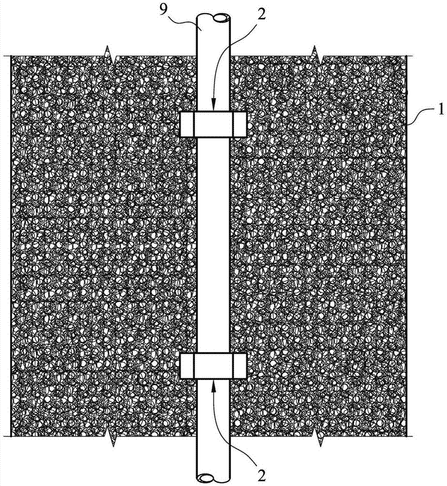 Pipeline fixing structure