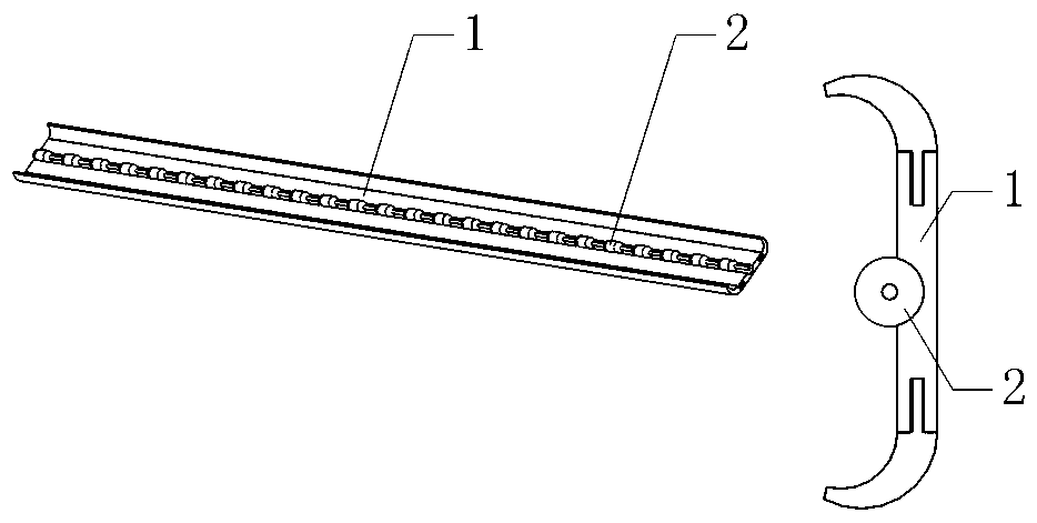 Edge sealing strip convenient to operate and install and mounting equipment