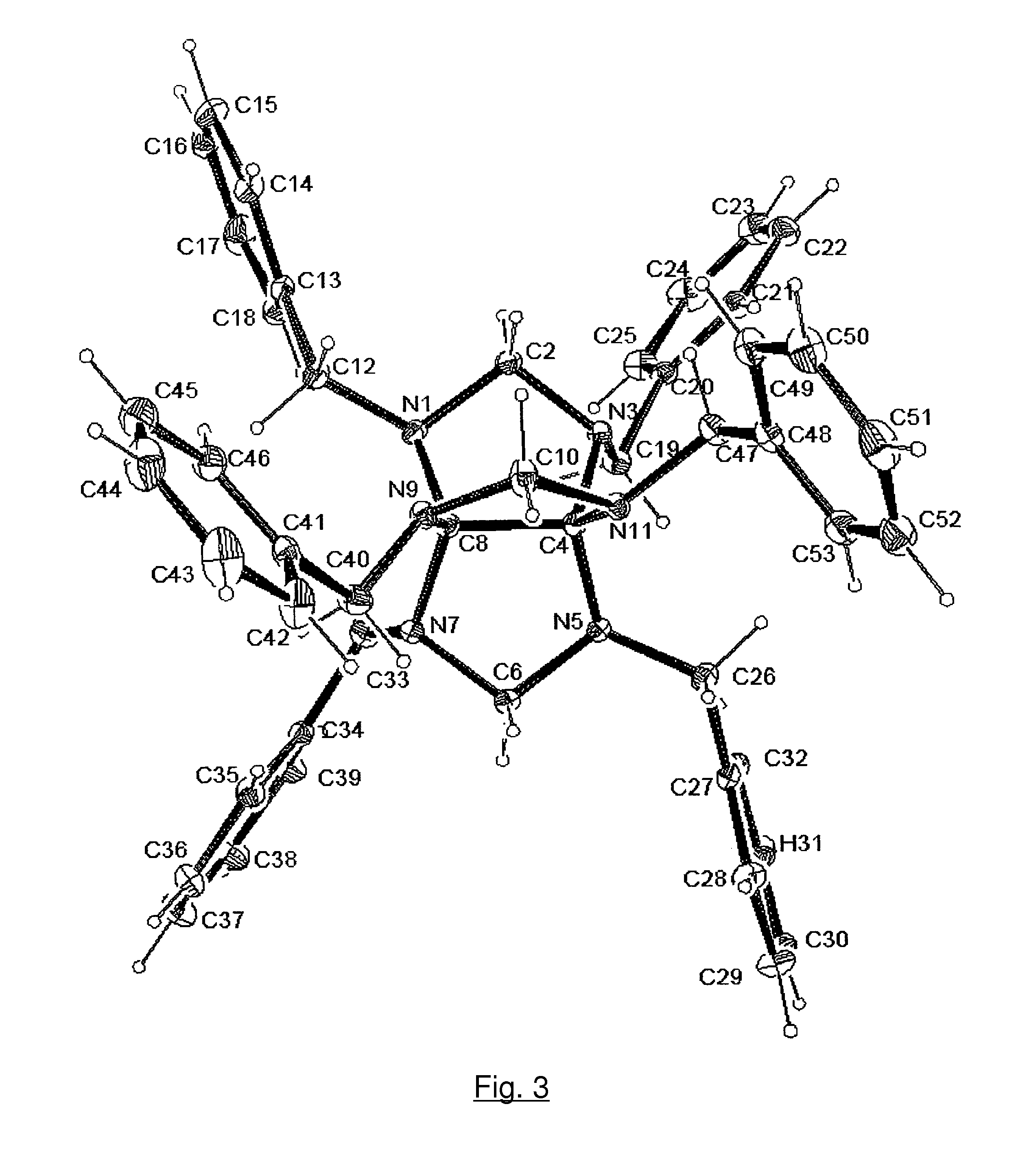 Hexaaza [3.3.3] propellane compounds as key intermediates for new molecular explosives and a method for preparing the same