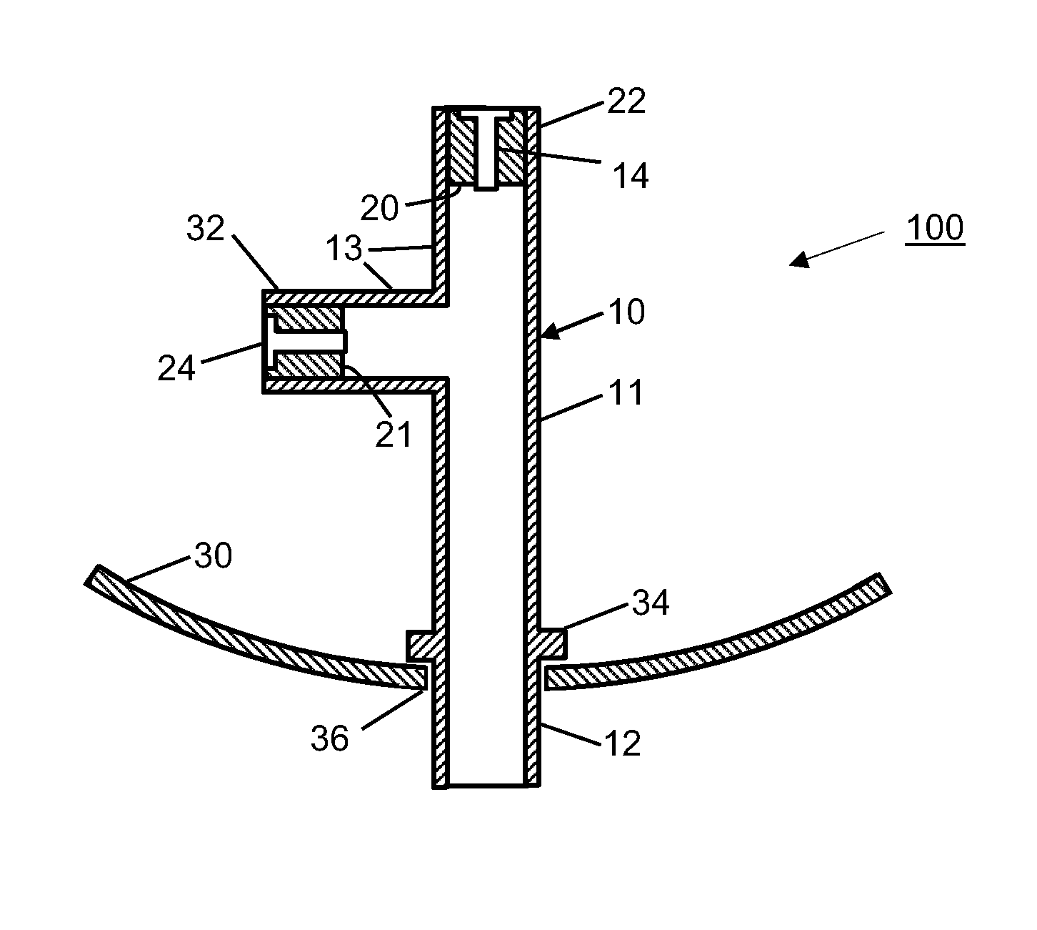 Two-port tire valve stem