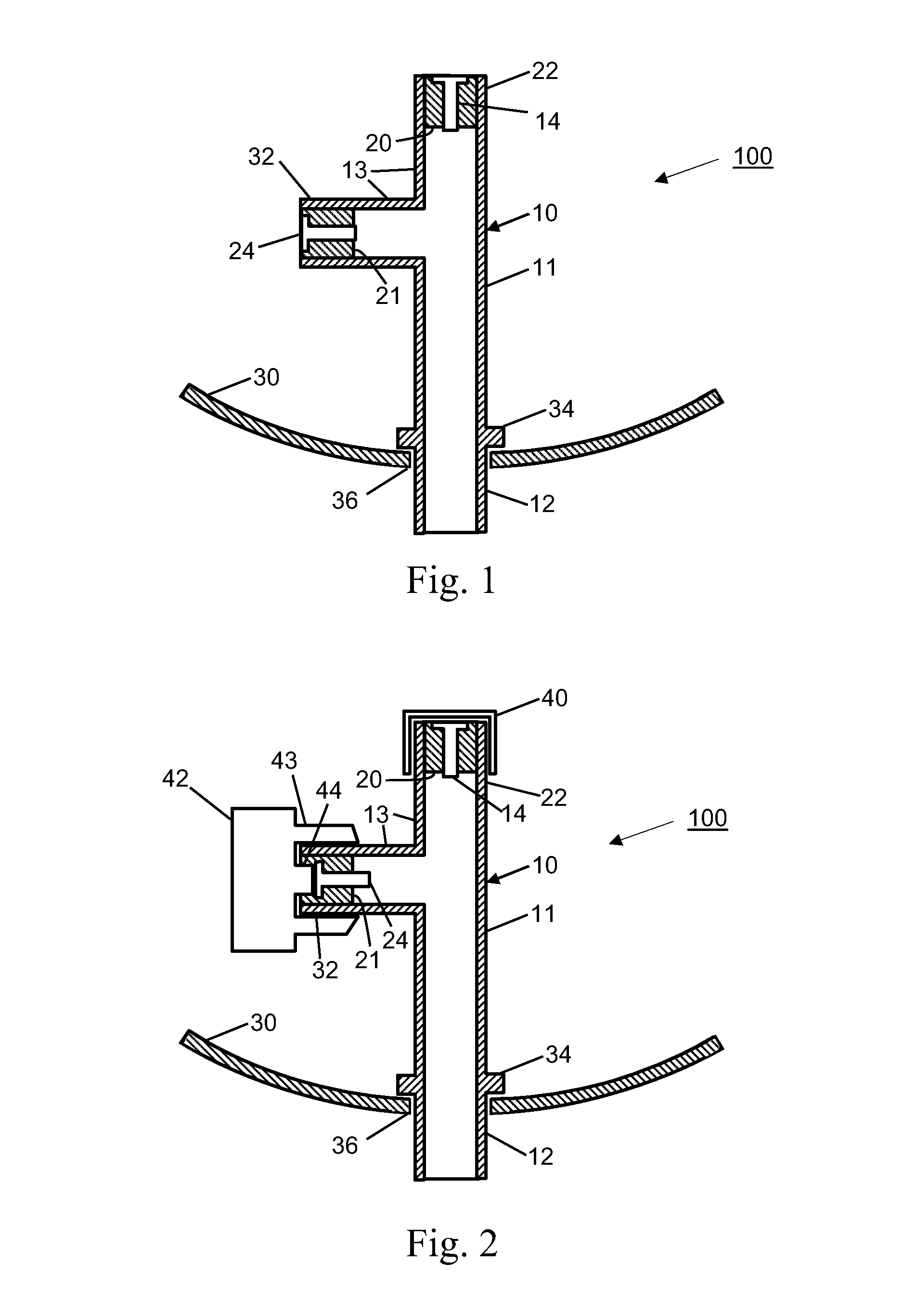 Two-port tire valve stem