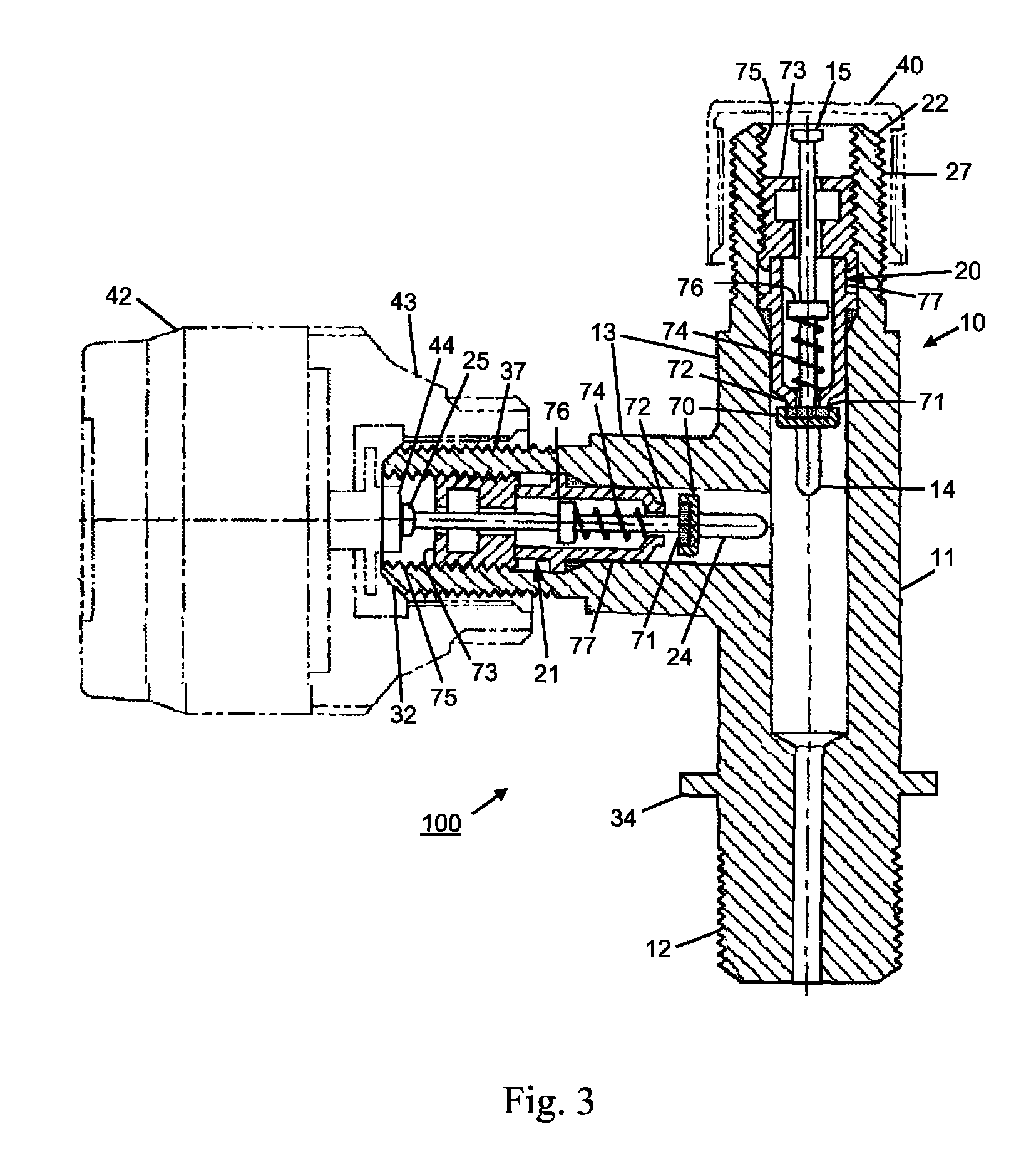 Two-port tire valve stem