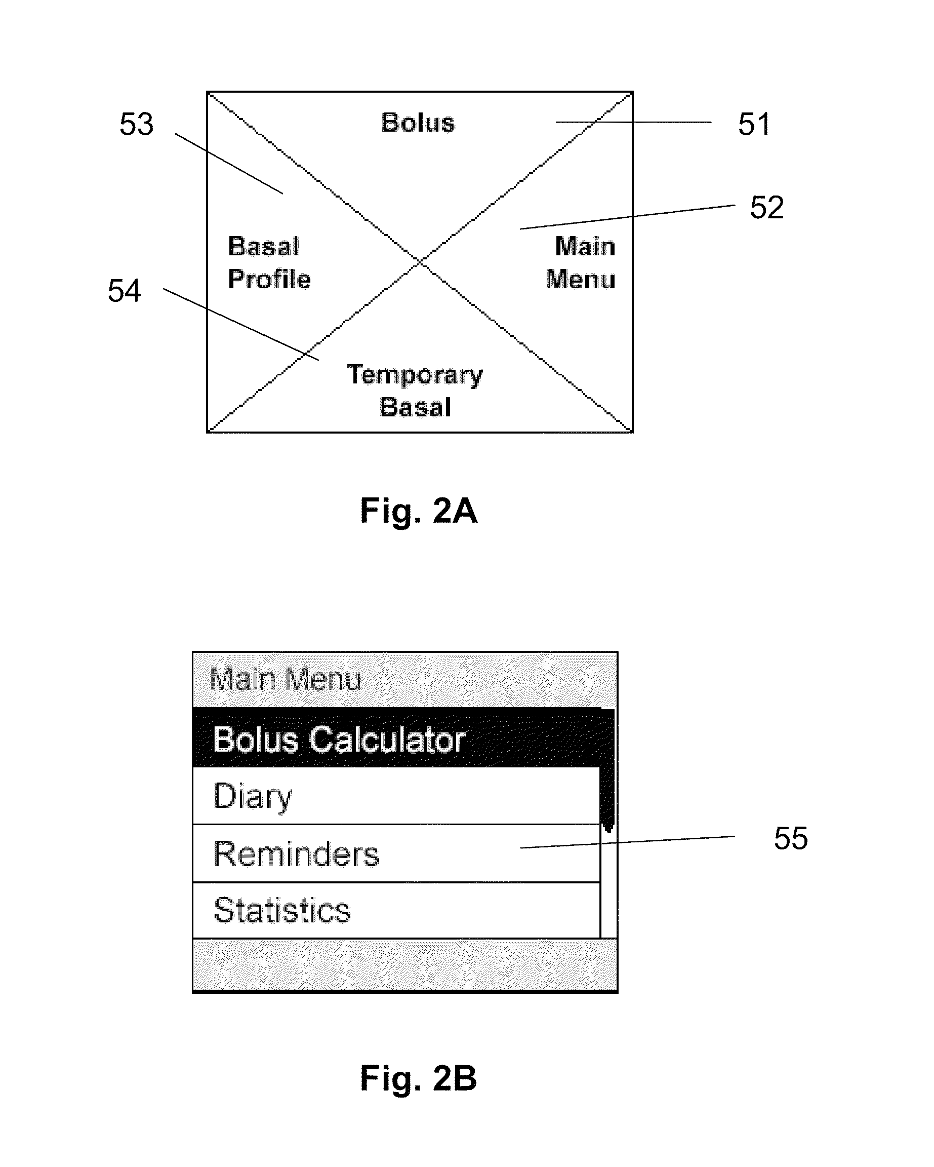 User interface for medical system comprising diary function with time change feature