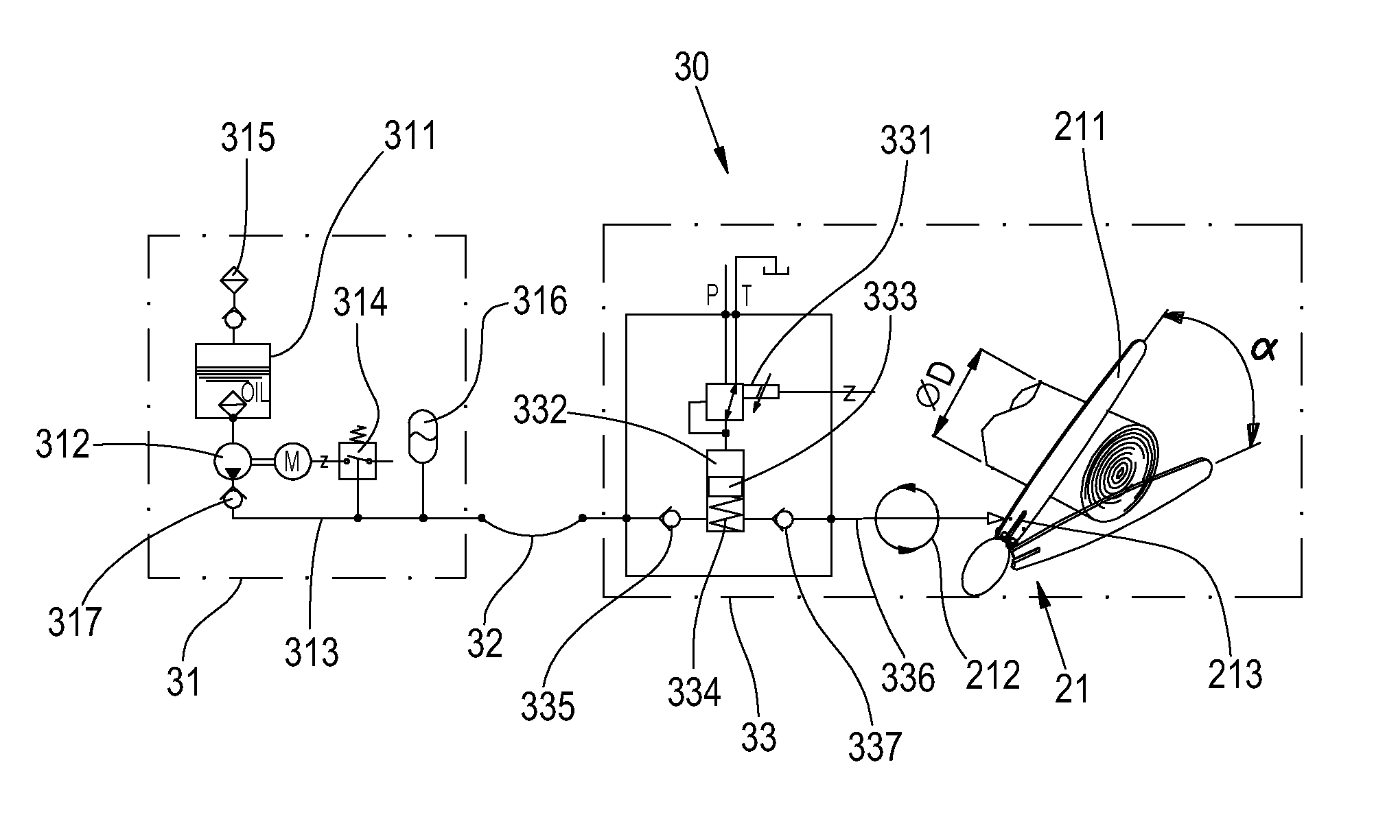 Lubrication system and a working machine