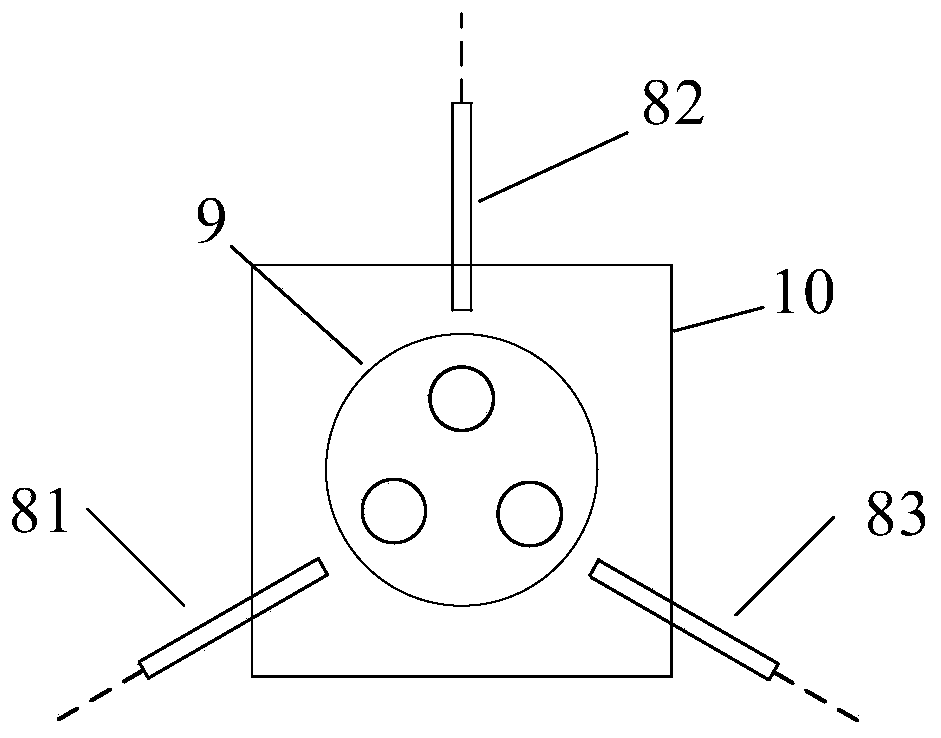 Device and method capable of achieving synchronous mesoscopic observation of formation and decomposition of gas hydrates