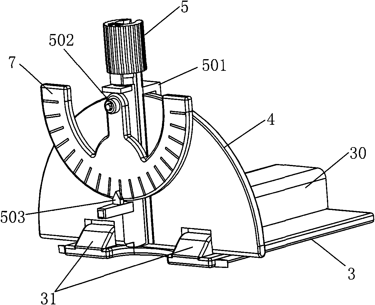 Needle guiding support device