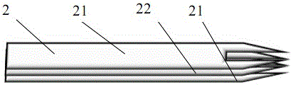 Novel hockey stick of hockey goalkeeper and manufacturing method of novel hockey stick