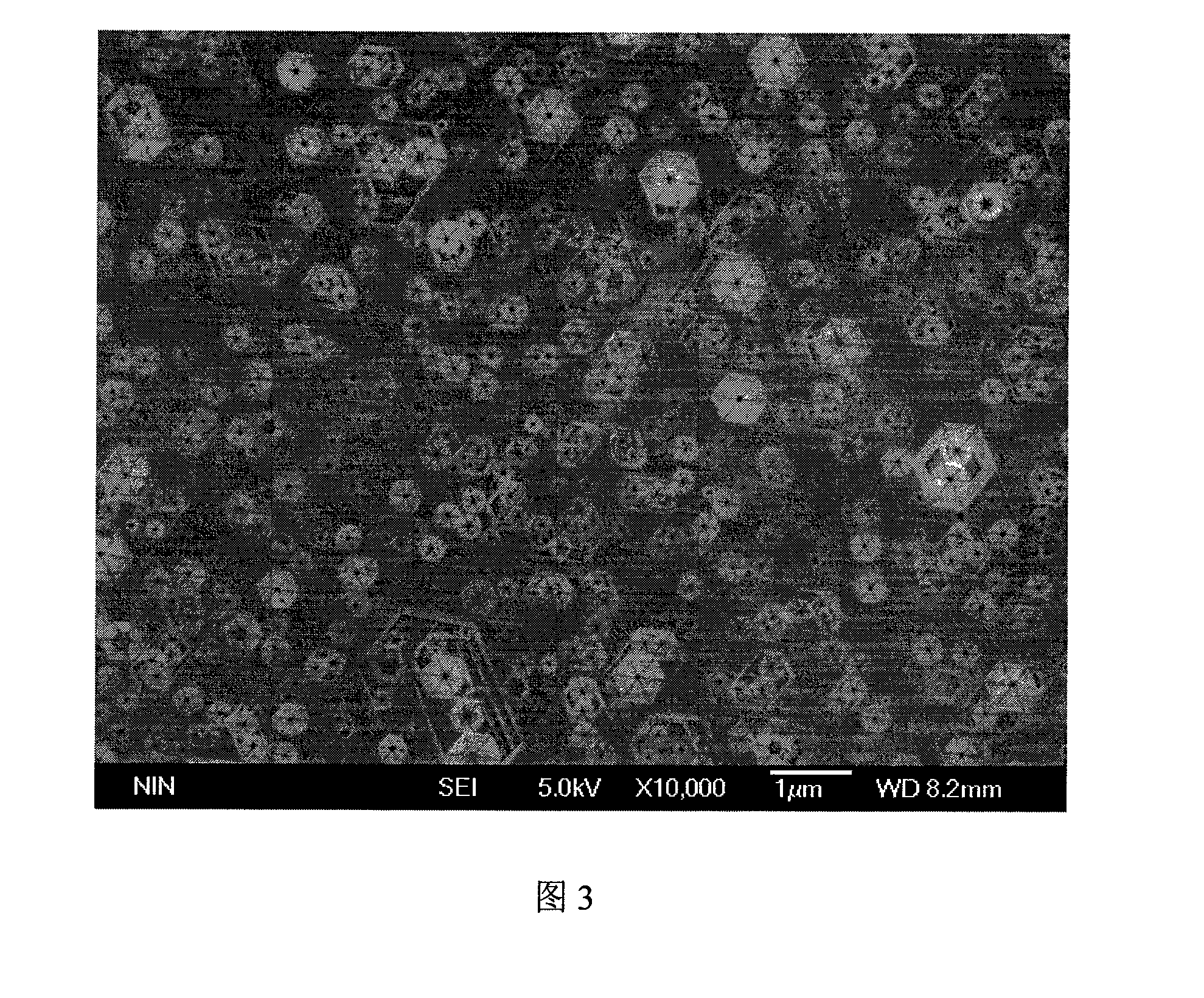 Processing method of GaN basis light emitting diode surface coarsing