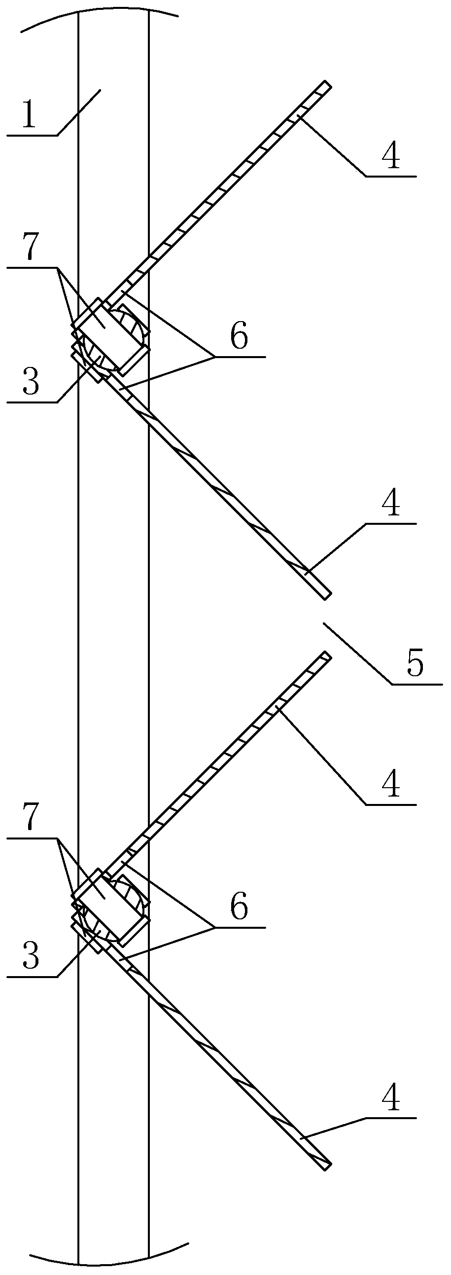 Temporary traffic guardrail