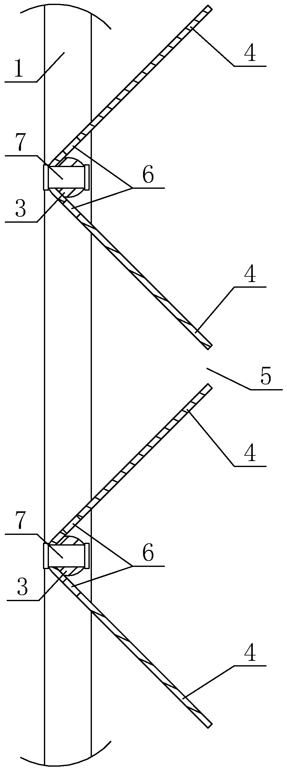 Temporary traffic guardrail