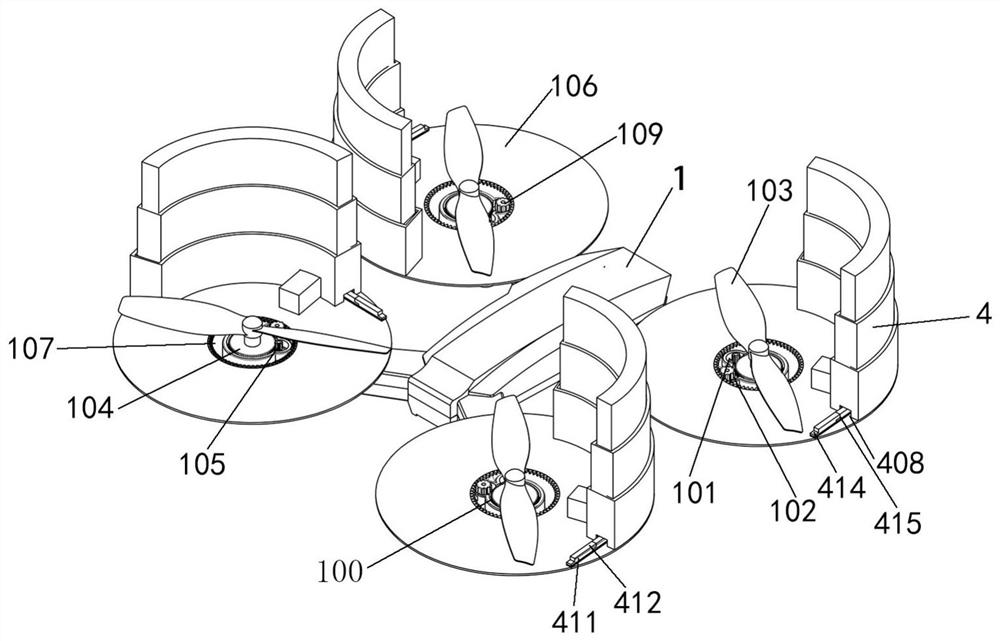 Windproof suspension shooting unmanned aerial vehicle and stable shooting method