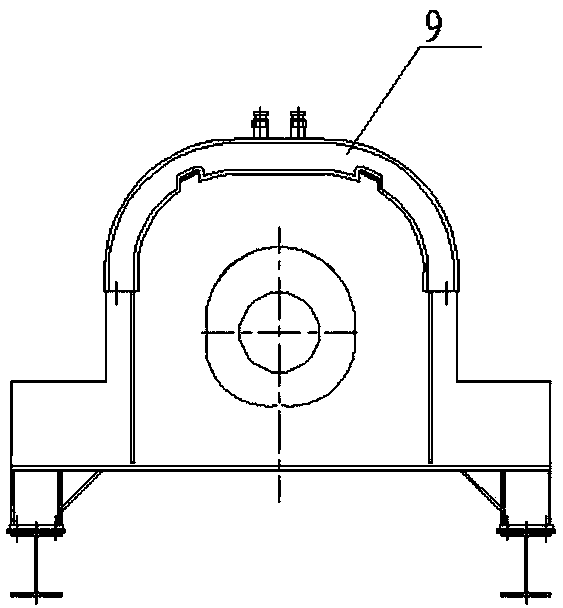 Metal particle spiral conveyor used in high-temperature environment