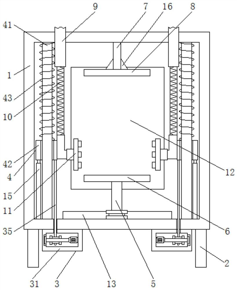 A spraying device for auto parts processing