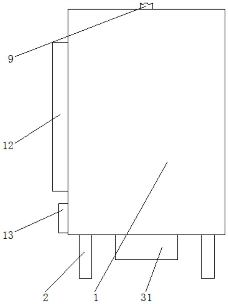 A spraying device for auto parts processing