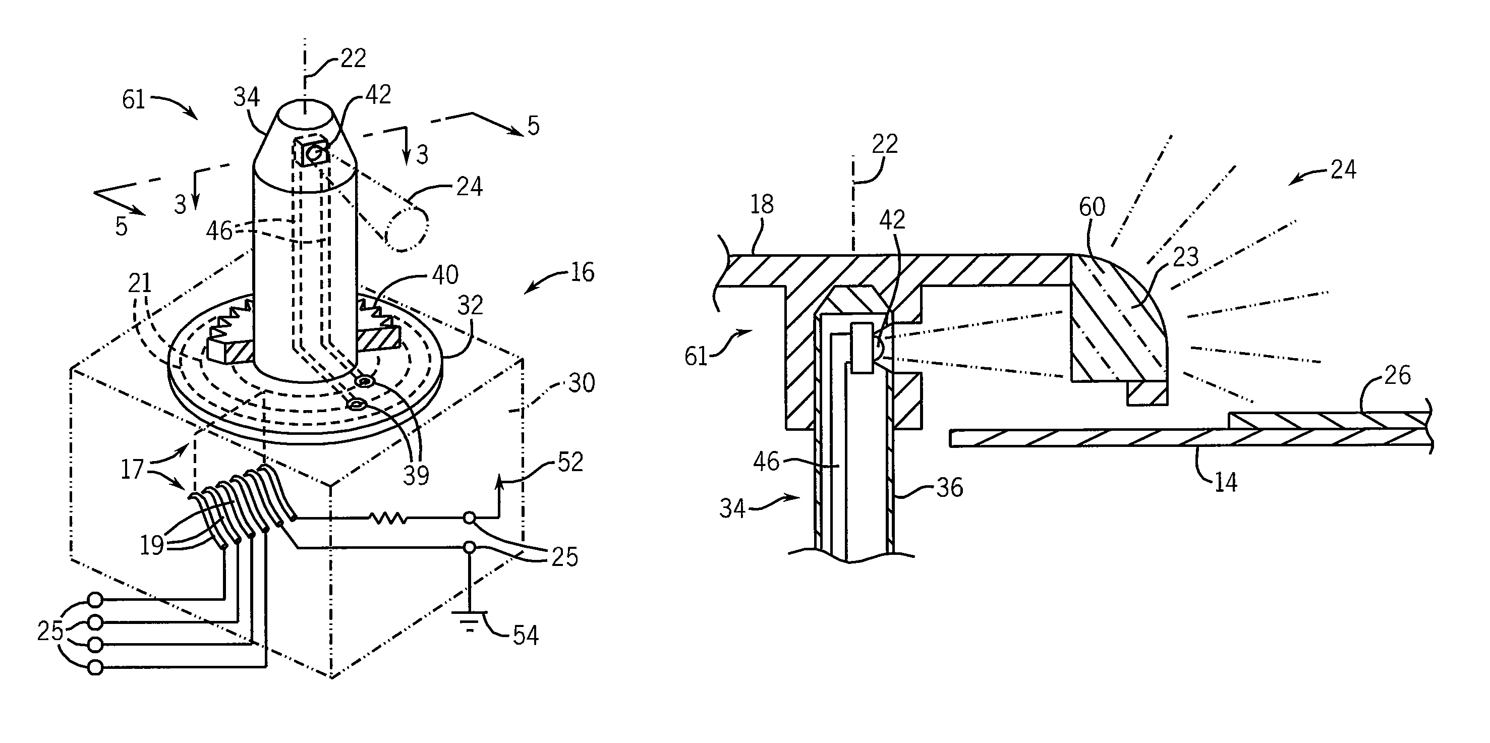 Appliance control knob providing illuminated setting indication