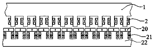 High-efficiency high-thrust bilateral linear motor with excitation adjustment