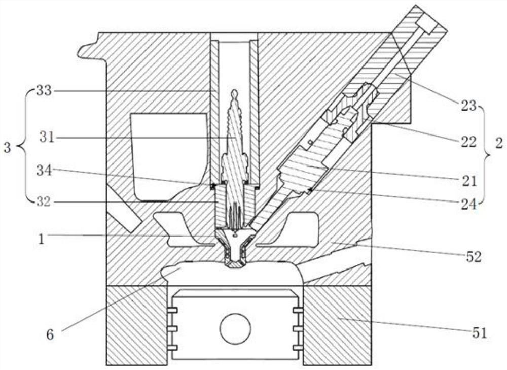 Split type pre-combustion chamber