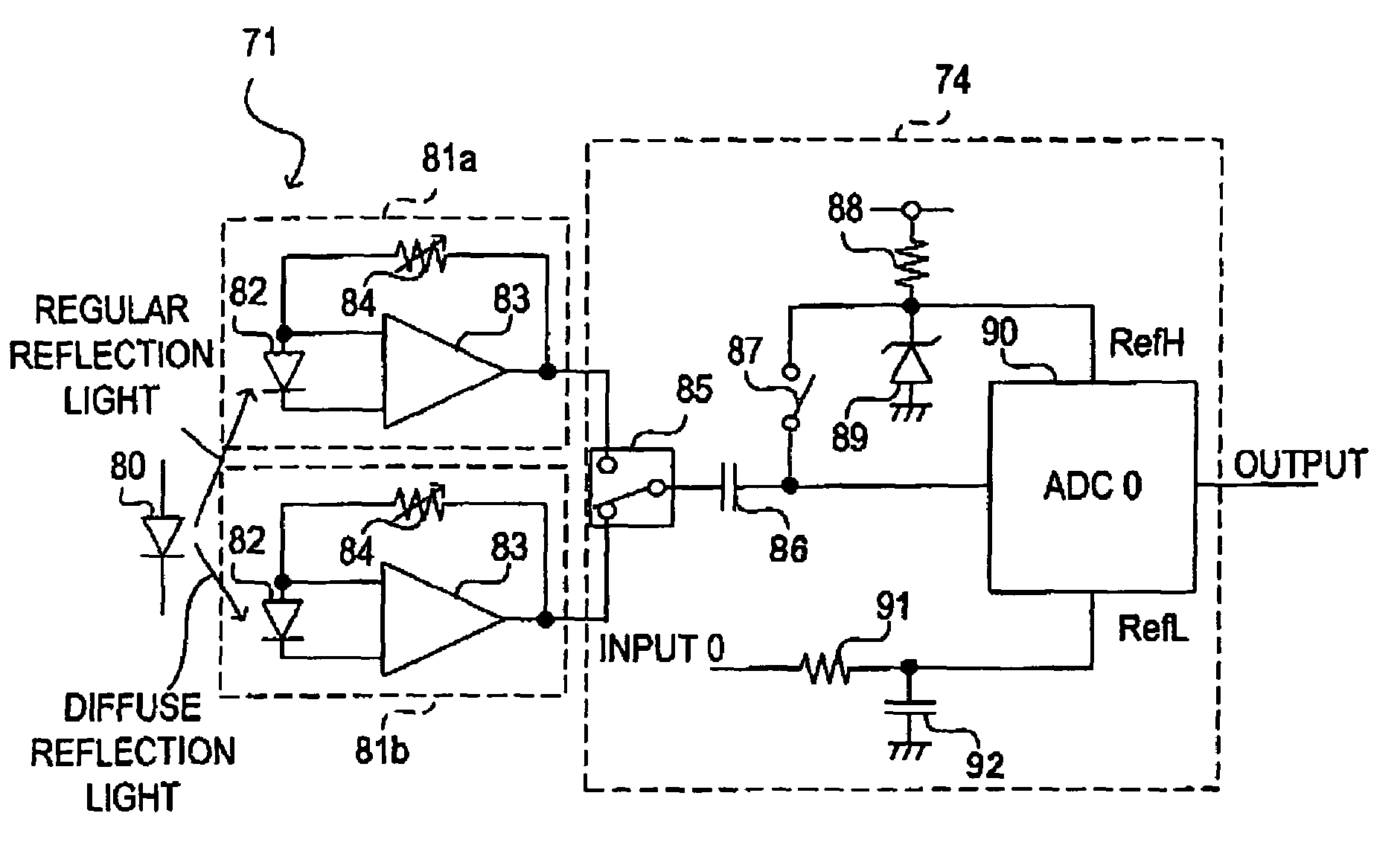 Patch density measuring apparatus and image forming apparatus