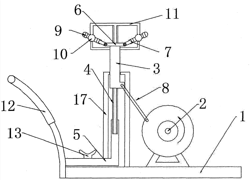 Garden spiral irrigation device with adjustable spraying range