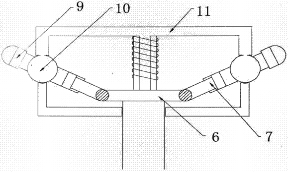 Garden spiral irrigation device with adjustable spraying range