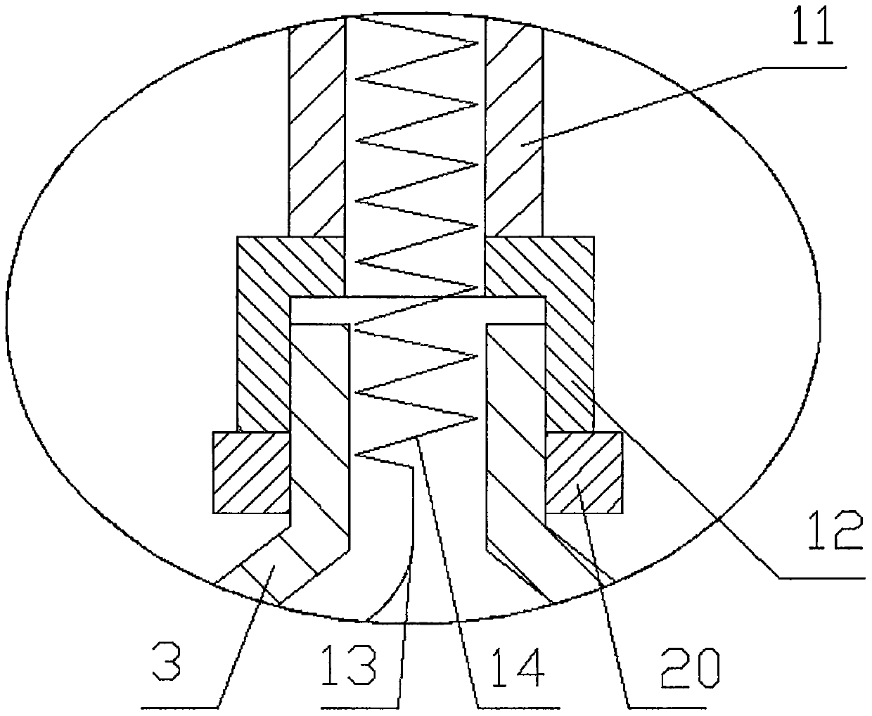 A device for picking nuts